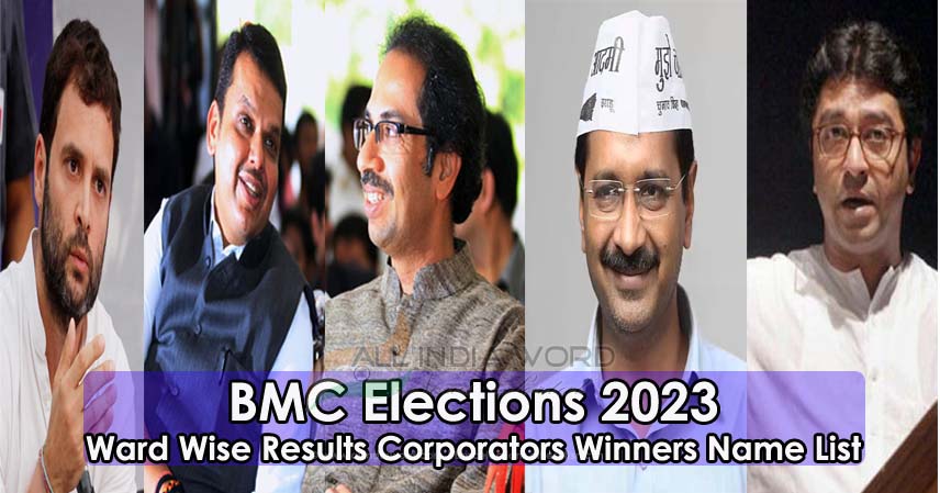 BMC Election 2023 Candidate Wise Results